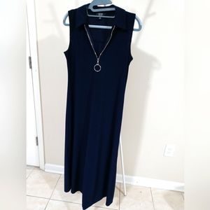 Navy Midi Dress